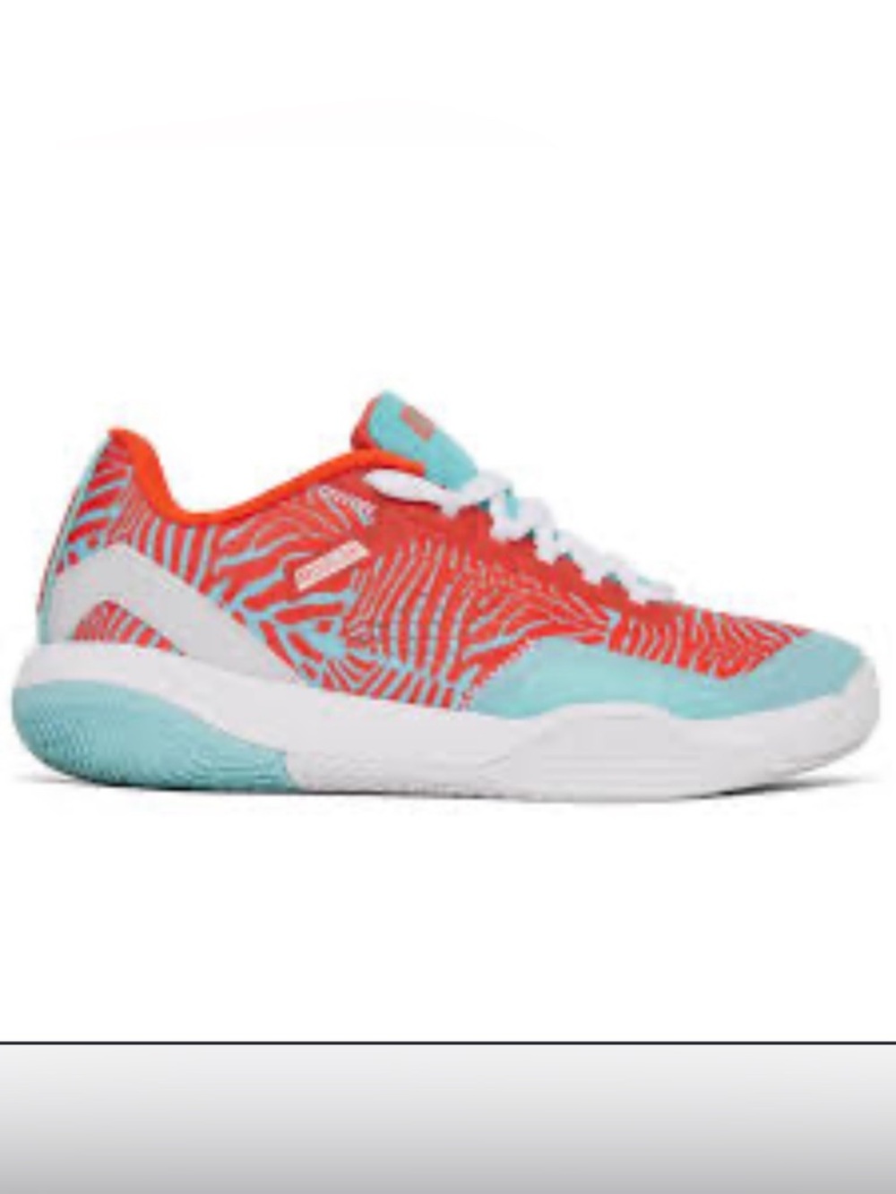 NWOT Moolah Neovolt Basketball Low Top Sneakers Red, Orange, Blue Women Size 7